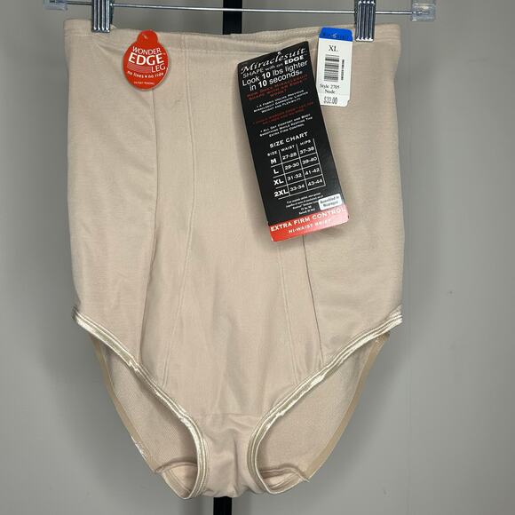 Miraclesuit Hi-Waist Brief-XL-NWT, extra firm control, nude shapewear‎ - Picture 1 of 4